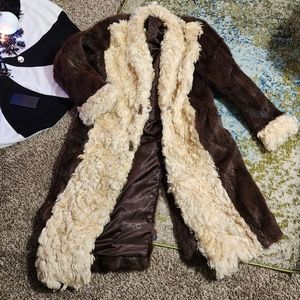 Vin Disel look alike fur jacket